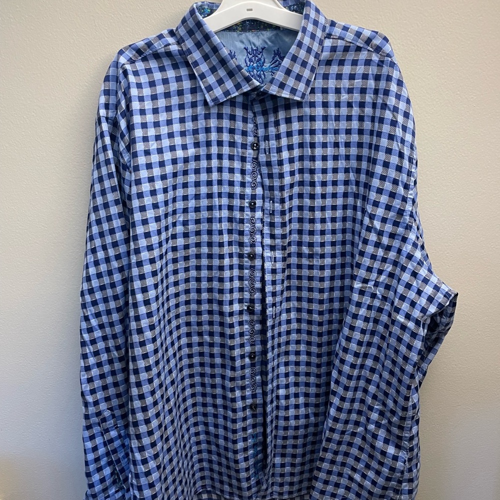 Blue Checkered Men's Shirt